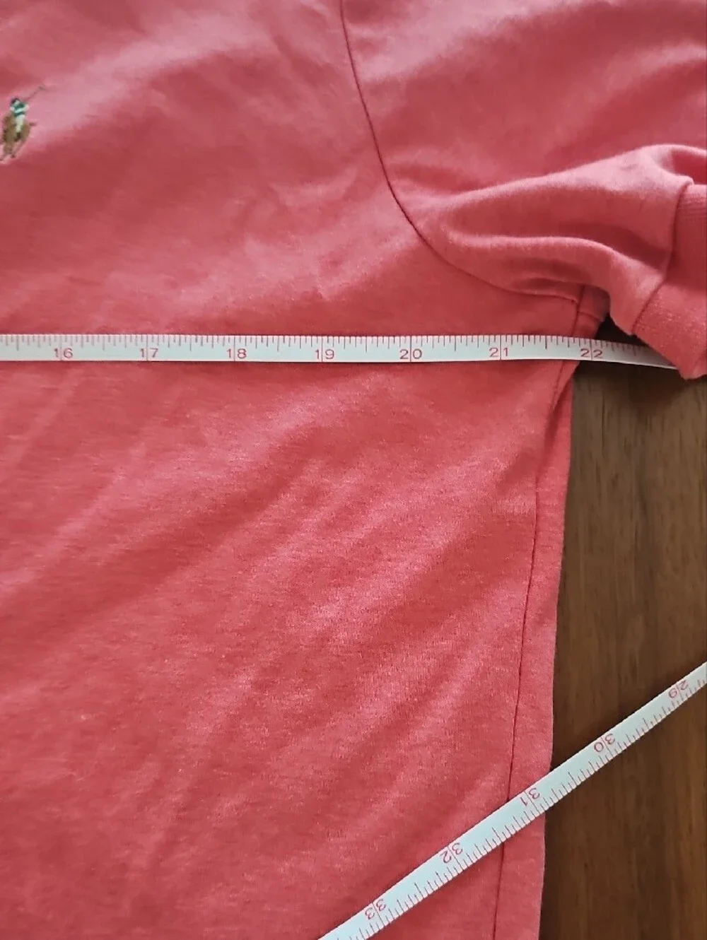 POLO Ralph Lauren Custom Slim Fit Coral Pink Shirt. Sz L.